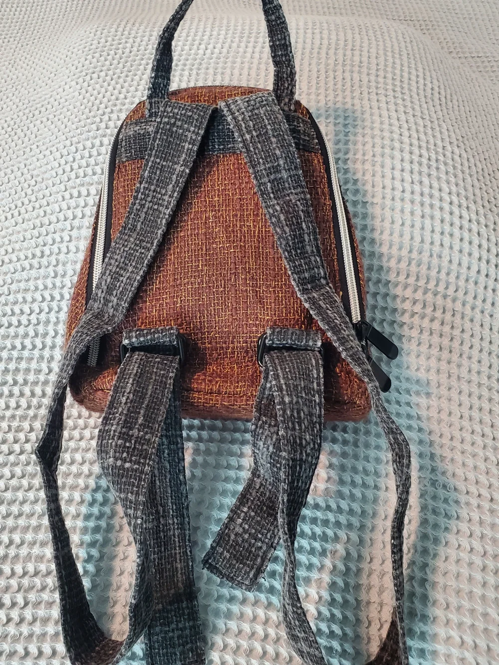Cotton Backpack  Eco-Friendly Multi Pockets